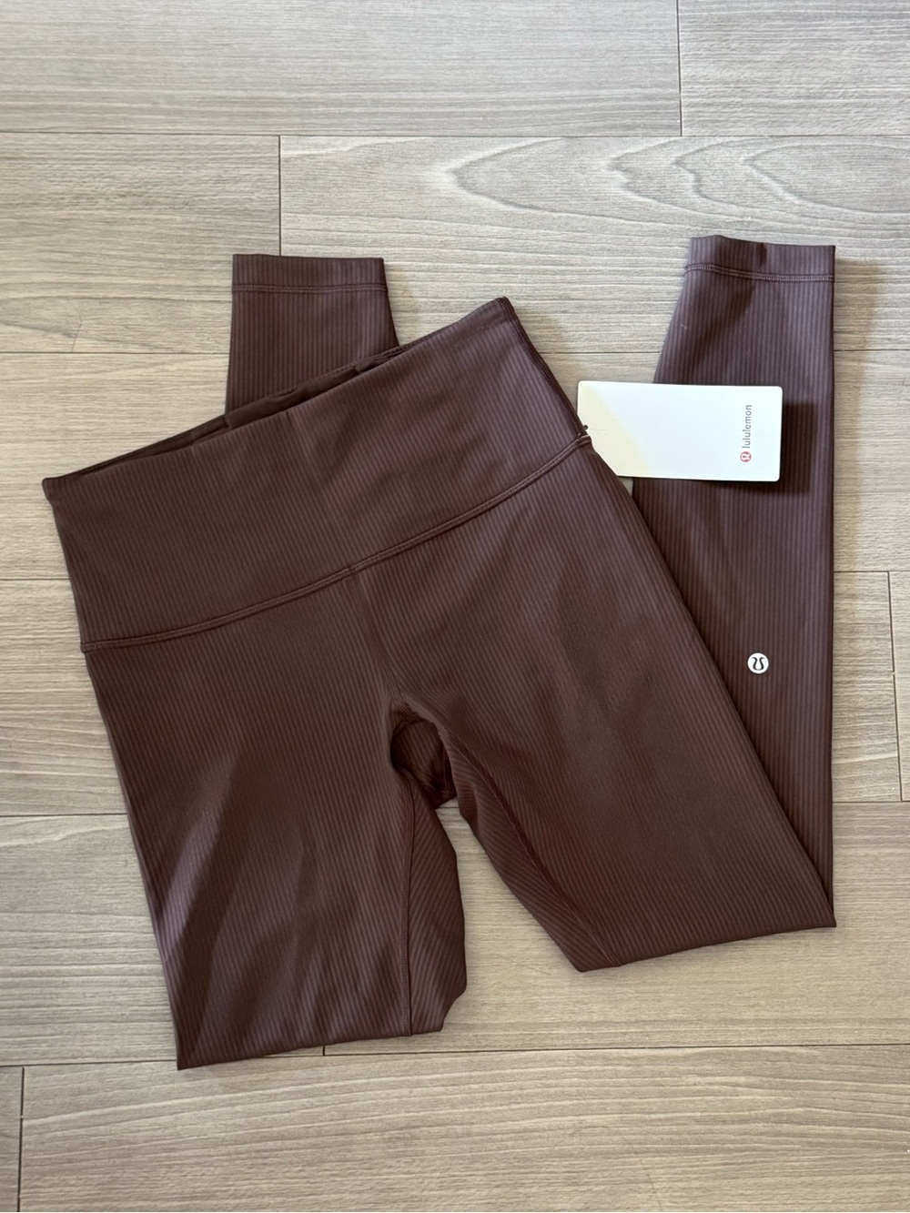 lululemon brown Wunder Train leggings size 6